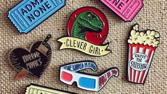 The Film Geek Enamel Pin Gift Guide 2019 | Free Shipping on US Orders