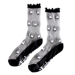 Sheer Ruffle Ghost Socks