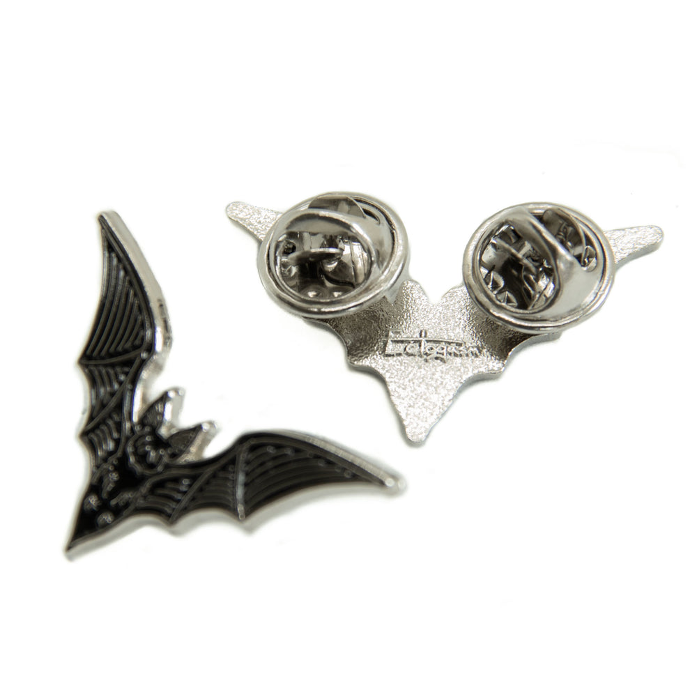 Spooky Ectogasm enamel pins for Halloween fashion. 