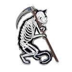 Ectogasm skeleton grim reaper cat.