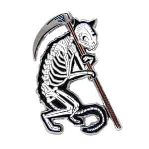 Ectogasm skeleton grim reaper cat.