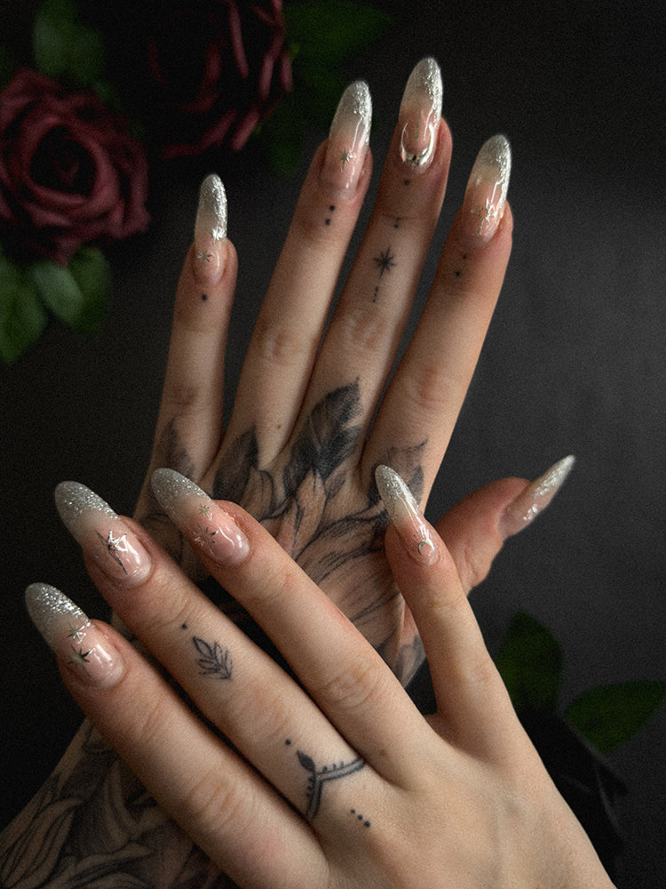 Nail Stickers Silver Edition