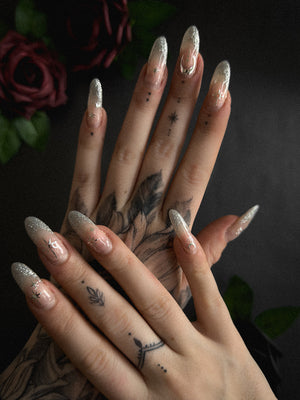 Nail Stickers Silver Edition