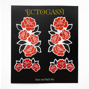 Roses Patch Set in Red